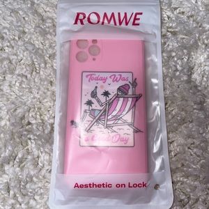 11 Pro Max iphone pink skeleton summer phone case